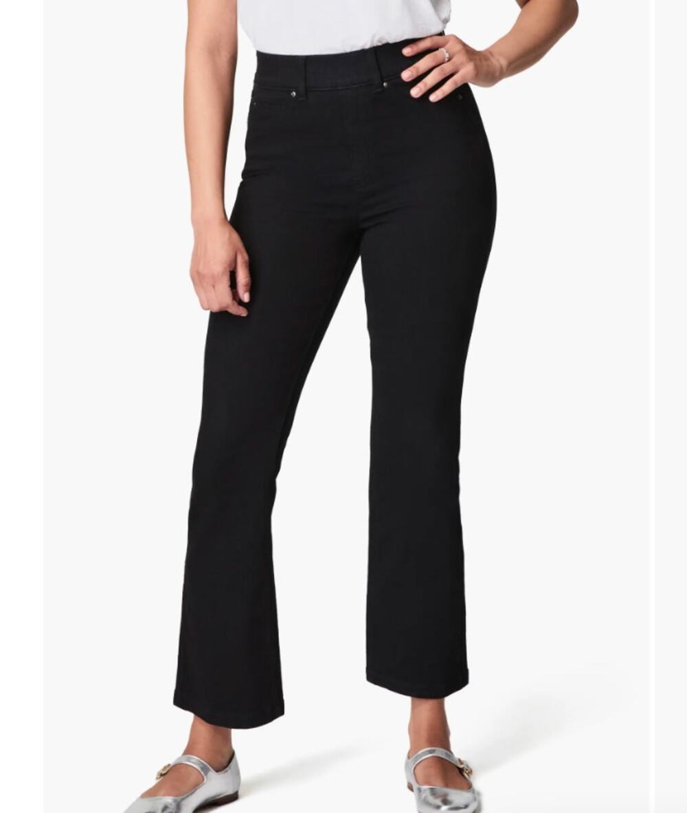 SPANX Black Kick Flare Jeans NWT Size XL